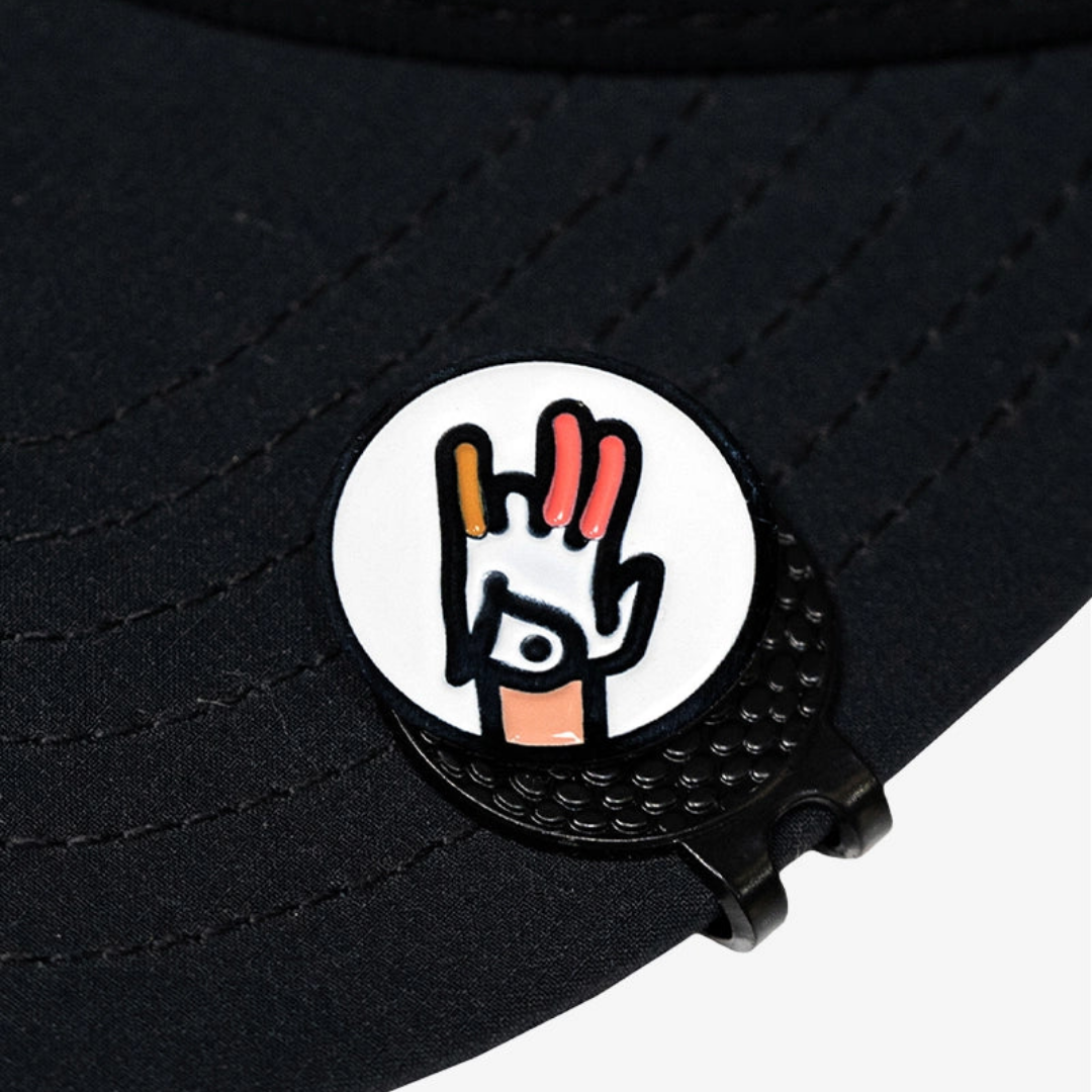 GOLF GODS - GOLF GODS Metal Hat Clip Golf Ball Marker - Shocker - The Agora Bangkok